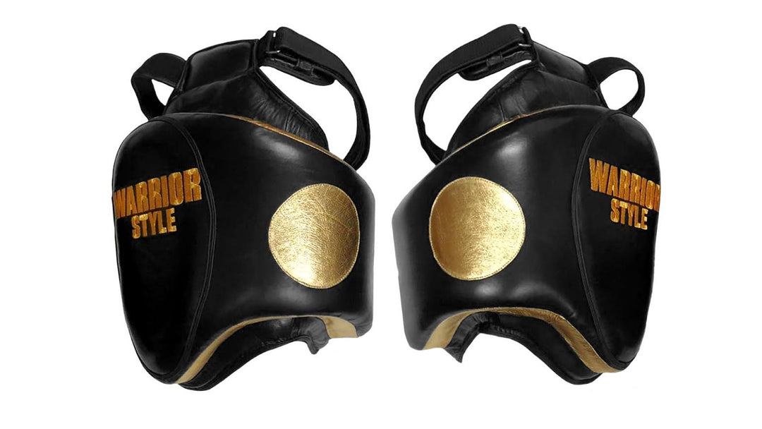 Thigh Pads muay gold thai elbow pads kick pads karate thai shin pads kick pads wrestling a product of https://www.shopwarriorstyle.com/