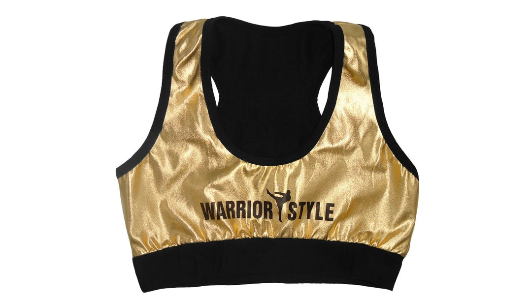 sports bra push up under armour  underwire and the logo 'WARRIOR STYLE' on the front  a product of https://www.shopwarriorstyle.com/