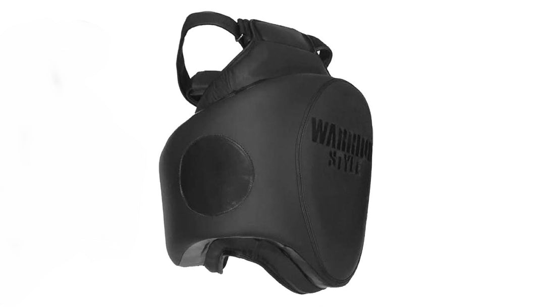 Thigh Pads muay thai elbow pads kick pads karate thai shin pads kick pads wrestling A pair of black leather thigh pads with black  accents, featuring foam padding and a locking nylon waist strap a product of https://www.shopwarriorstyle.com/