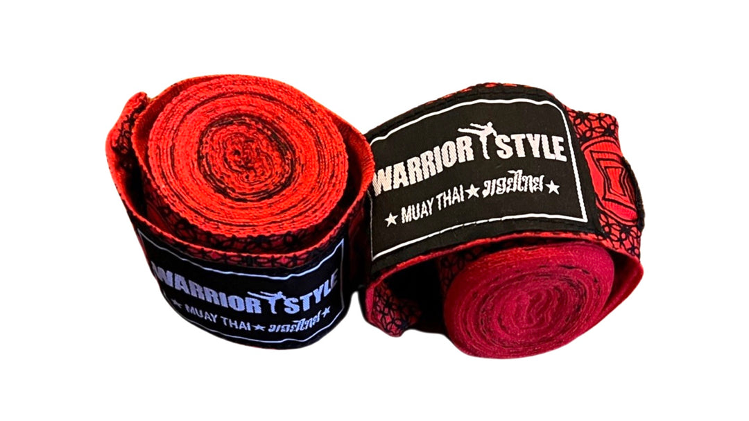 Flower Print Hand Wraps quick hand wraps boxing quick hand wrap tutorial a product of https://www.shopwarriorstyle.com/
